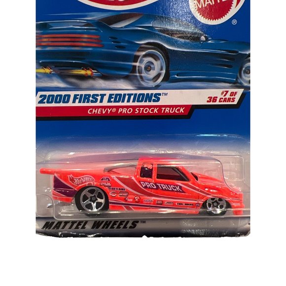 Hot Wheels 2000 First Editions 7 of 36 Collectable Chevy Pro Stock Truck - Picture 2 of 9
